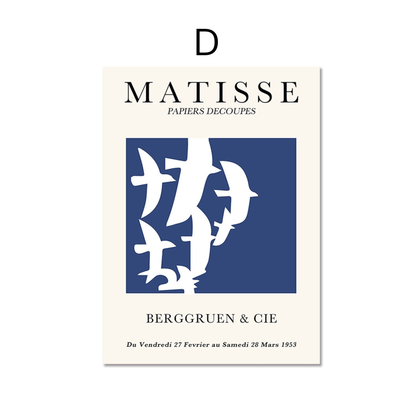 Poster Matisse Berggruen &amp; Cie Museum | Pictures living room | Murals Bedroom | Deco print without frame | Pictures Set Matisse Colorful
