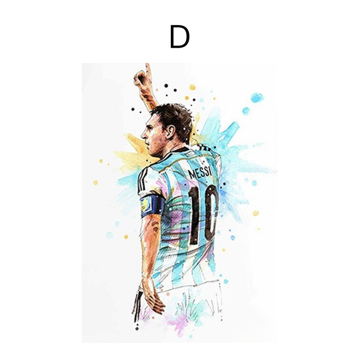 JUSTGOODMOOD Fußball Poster – Premium Cotton Print