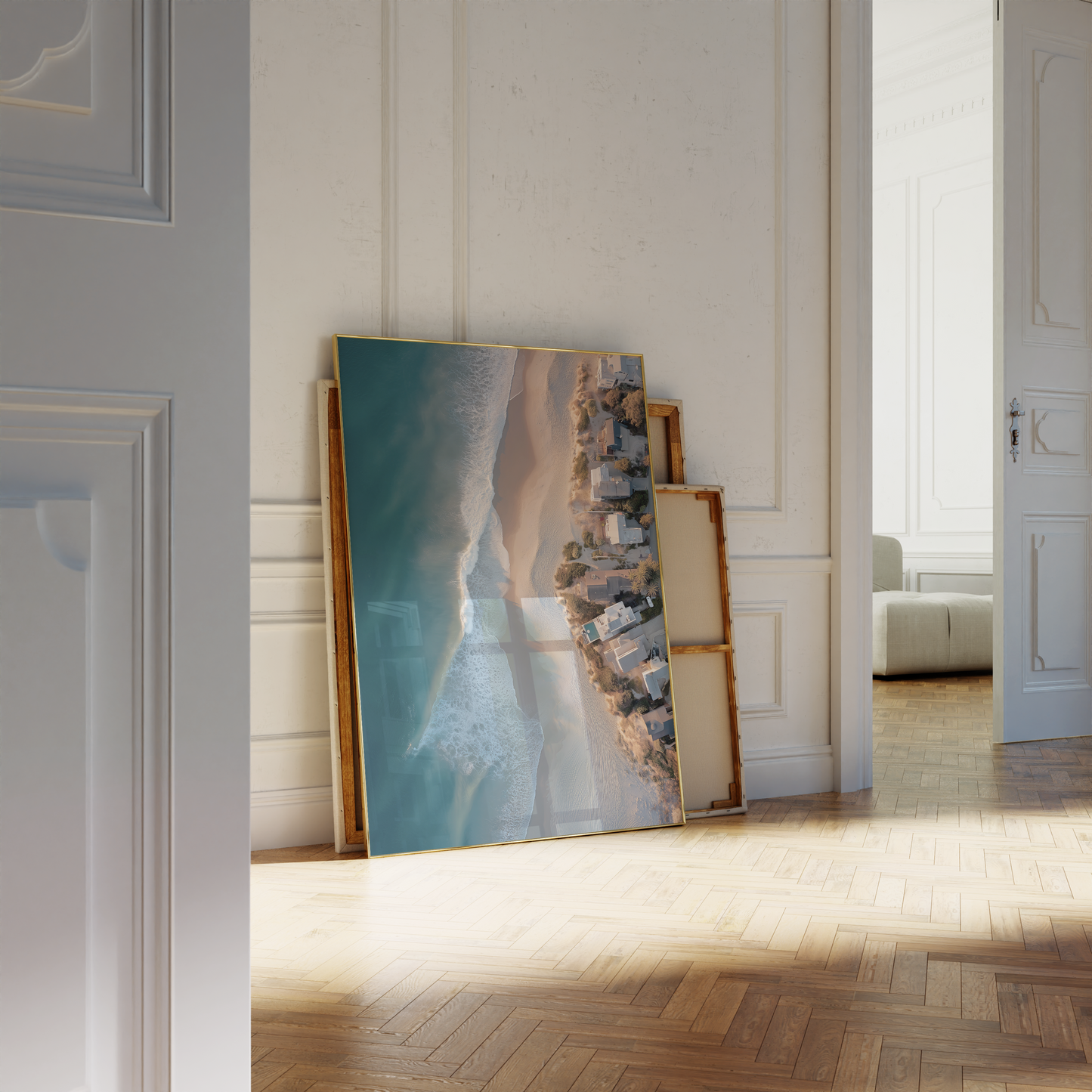 Tropen Poster · Geschenkidee · Palmen Blumen Strandlandschaften · Dekoprint ohne Rahmen