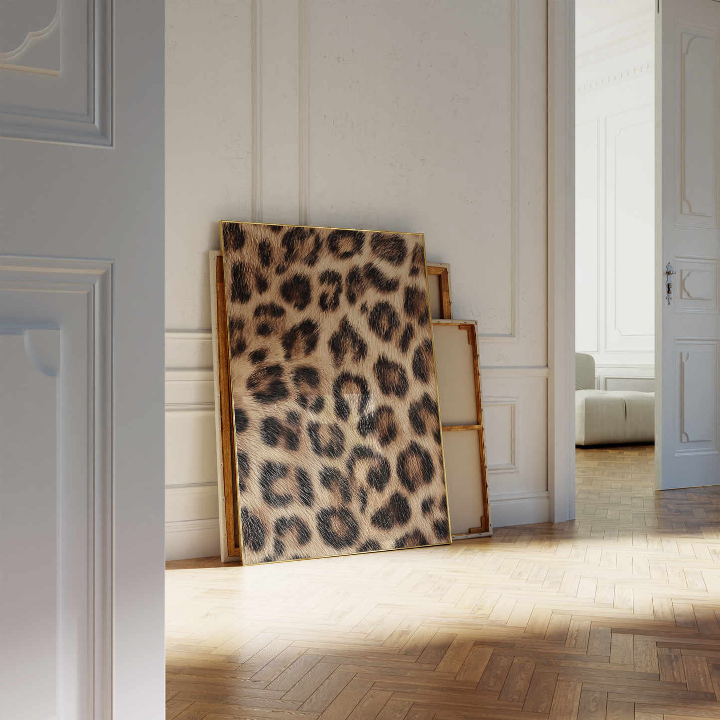 Wilde Eleganz Poster · Geschenkidee · moderne Animal Prints für stilvolle Räume · Dekoprint ohne Rahmen
