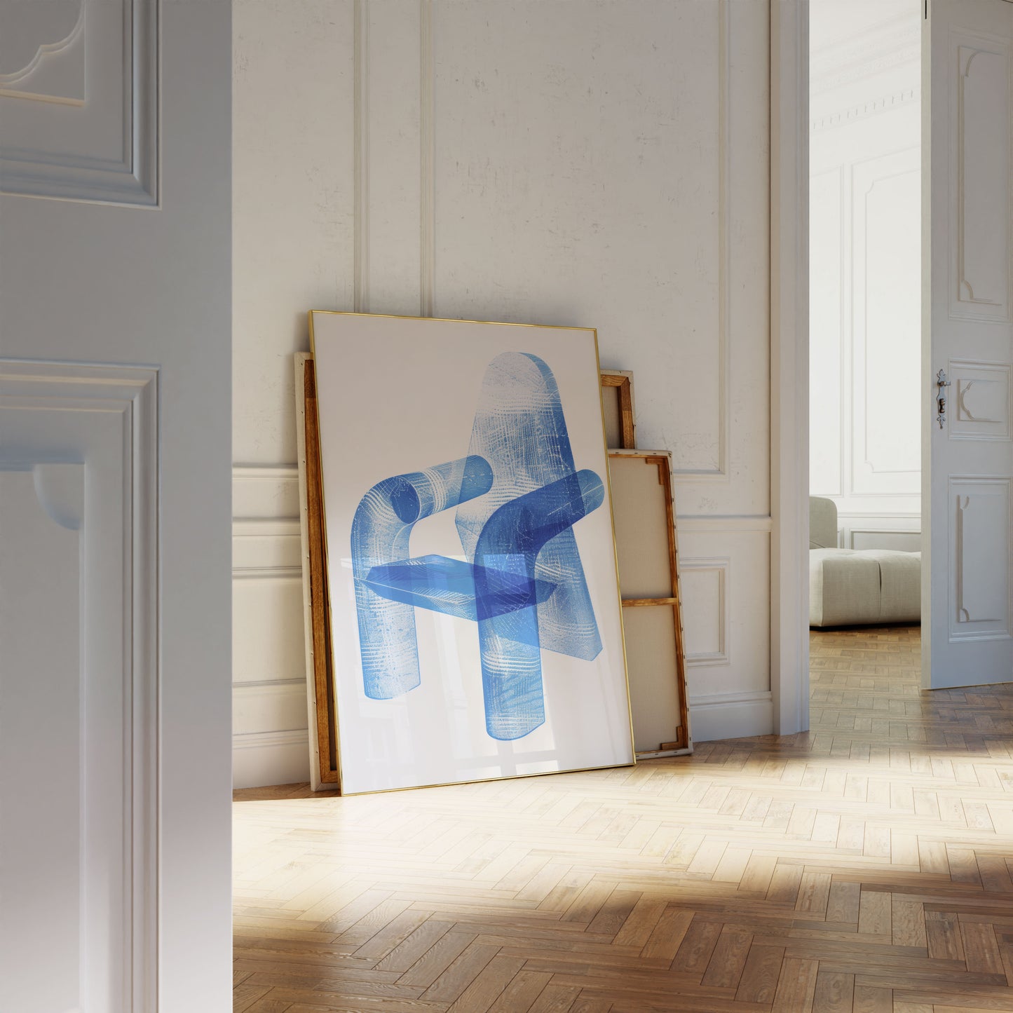 Abstrakte Kunst Poster · Geschenkidee · Geometrische Formen, Landschaften und Moderne Figuren · Dekoprint ohne Rahmen