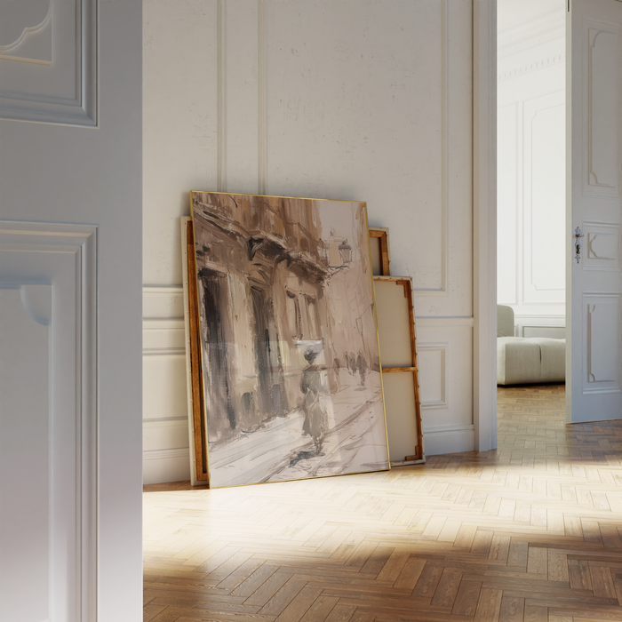JUSTGOODMOOD Poster – Premium Baumwoll-Kunst mit Stil