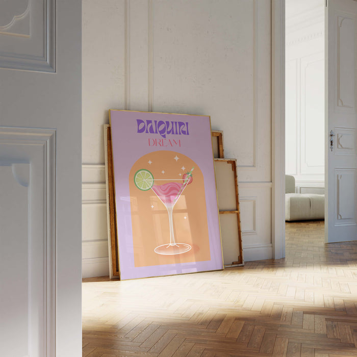 Daiquiri Dream Poster – Premium Baumwoll-Canvas
