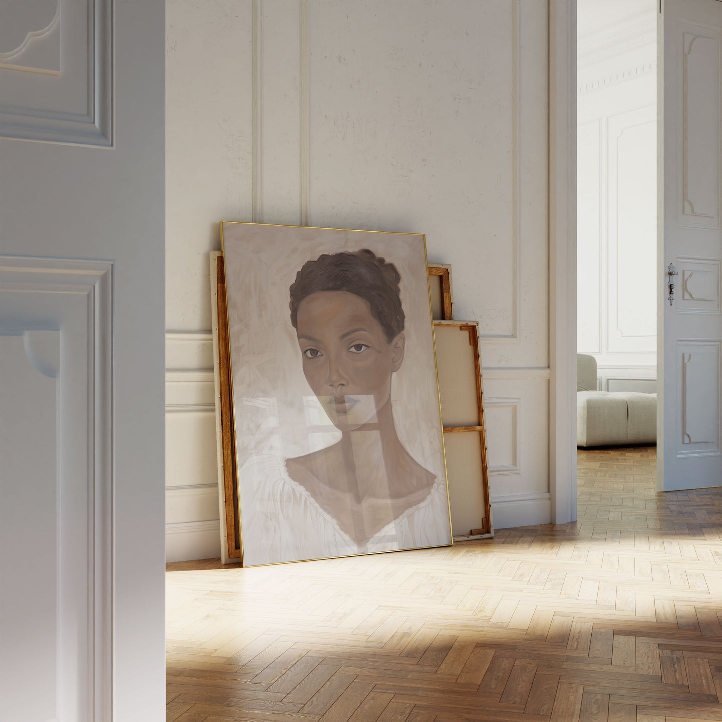 Moderne Porträt Poster · Geschenkidee · Minimalistische Figurenkunst und Zeitgenössische Illustrationen · Dekoprint ohne Rahmen