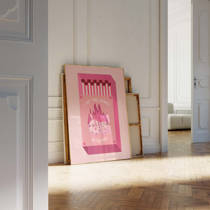 JUSTGOODMOOD Streichholz Poster – Edle Wanddeko