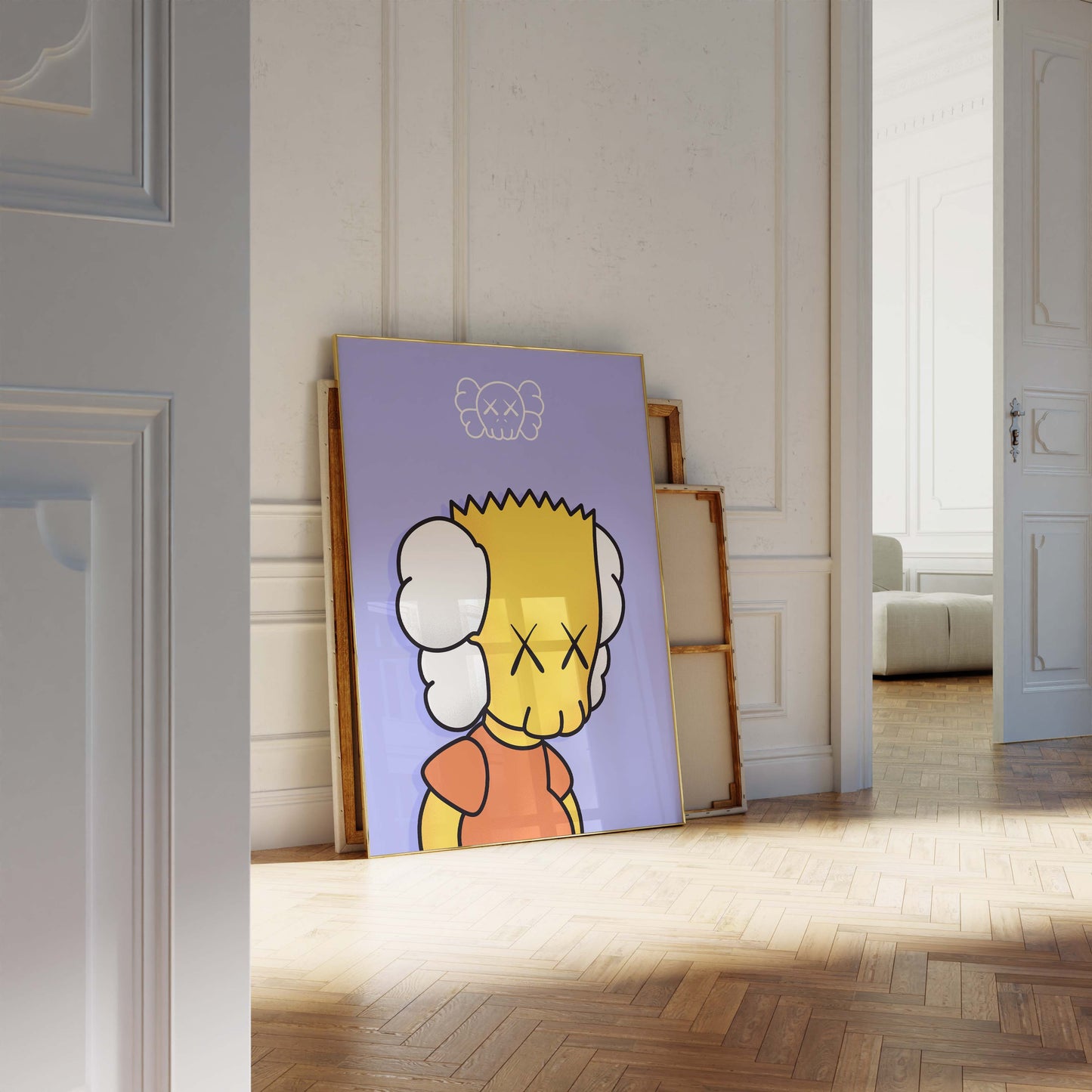 Cartoon Kopf Charakter Poster · Geschenkidee · Pop Art Stil inspiriert · Street Art Figur · Moderne Wanddeko · Print ohne Rahmen