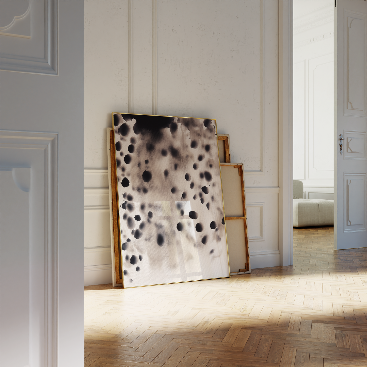 Tiermuster Poster · Geschenkidee · Reh Leopard Zebra Felloptik · Dekoprint ohne Rahmen