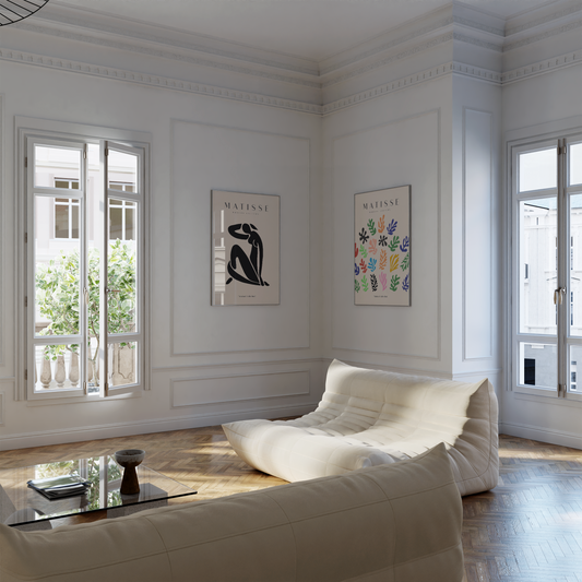 Matisse Poster · Geschenkidee · Abstrakte Scherenschnitte Organische Formen Bunte Kunst · Dekoprint ohne Rahmen