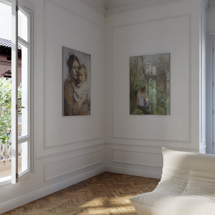 JUSTGOODMOOD Poster – Edle Baumwoll-Leinwandkunst