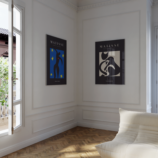 Matisse Poster · Geschenkidee · Abstrakte Scherenschnitte Organische Formen Minimalistische Kunst · Dekoprint ohne Rahmen