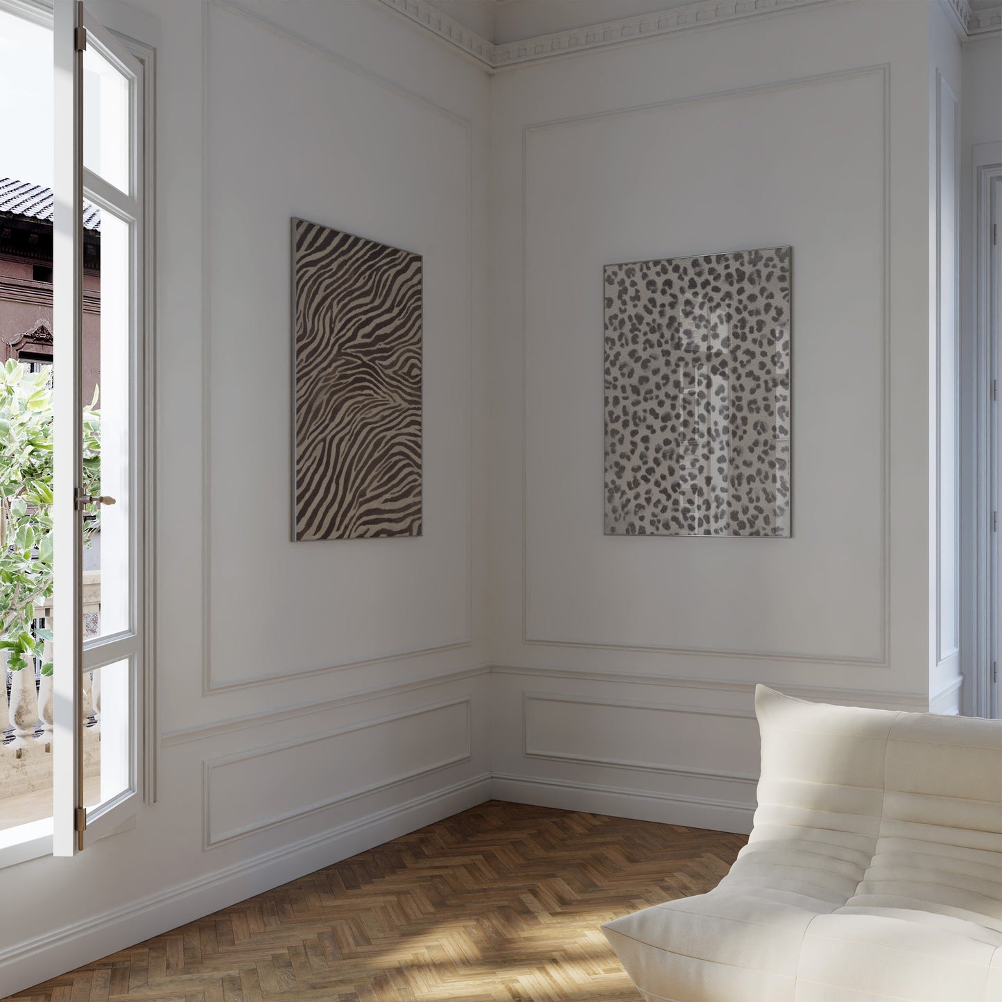 Wilde Eleganz Poster · Geschenkidee · moderne Animal Prints für stilvolle Räume · Dekoprint ohne Rahmen