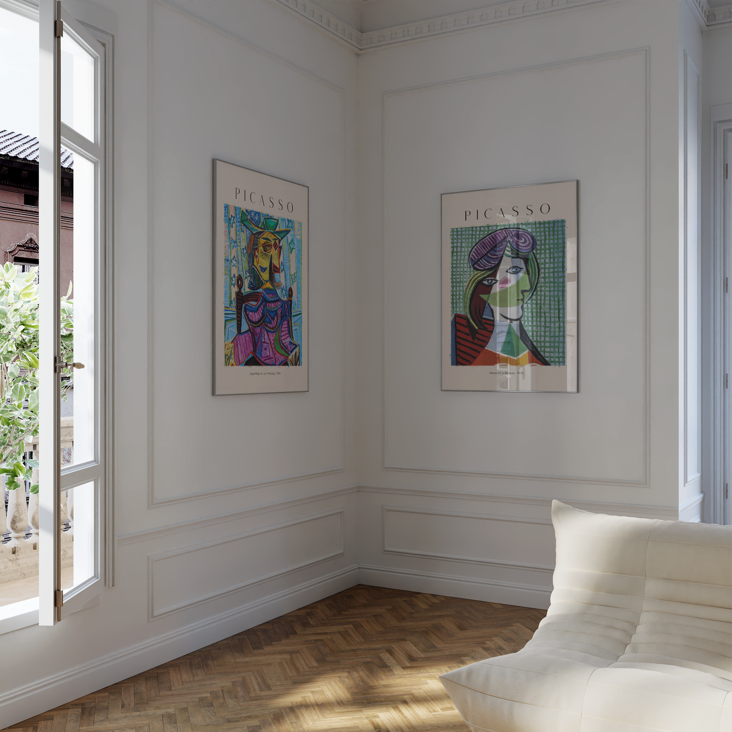 Picasso Poster · Geschenkidee · Kubistische Porträts,Dora Maar Die Frauen von Algier · Dekoprint ohne Rahmen