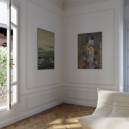 Blumen Poster · Moderne Wandbilder fürs Wohnzimmer · Dekoprint ohne Rahmen