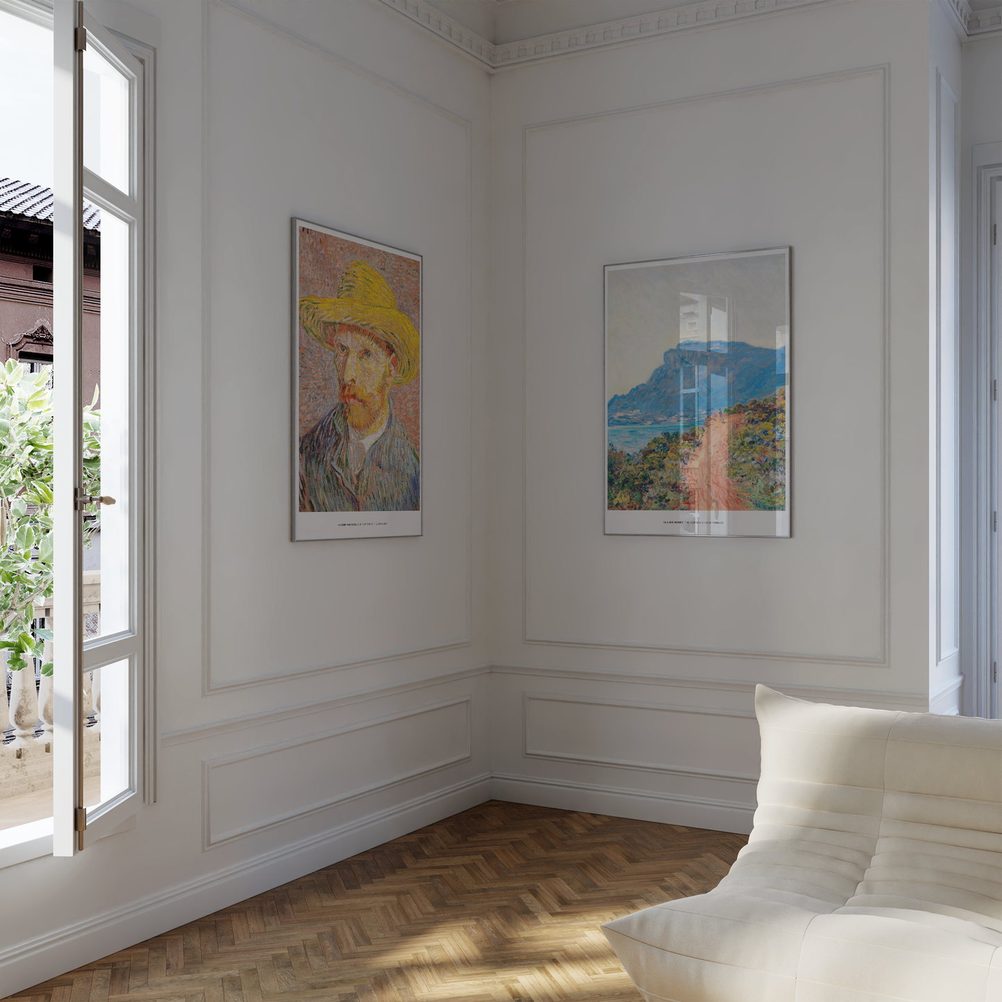 Vintage Kunst Poster · Geschenkidee · Botanische Muster Impressionistische Landschaften Klassische Gemälde · Dekoprint ohne Rahmen