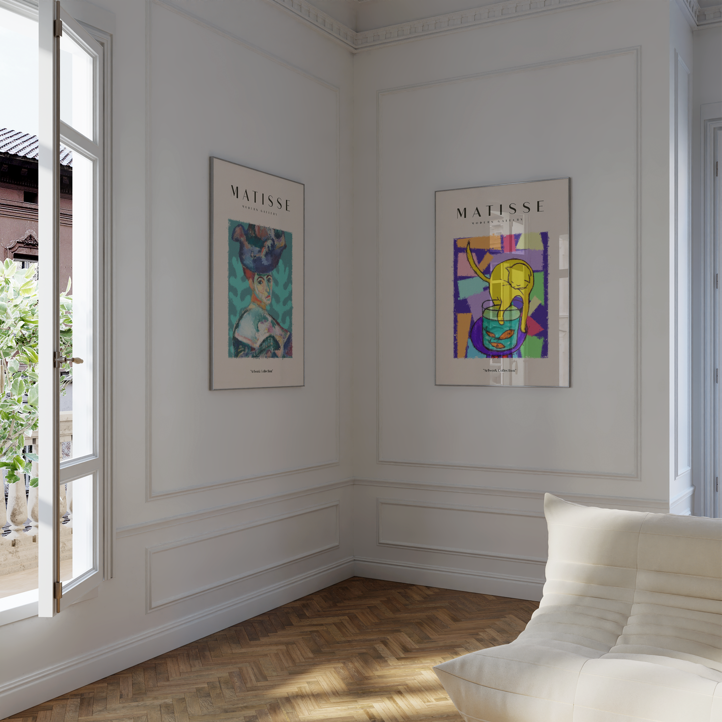 Matisse Poster · Geschenkidee · Abstrakte Kunst Porträts Farbenfrohe Gemälde · Dekoprint ohne Rahmen