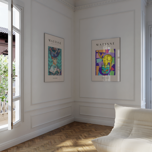 Matisse Poster · Geschenkidee · Abstrakte Kunst Porträts Farbenfrohe Gemälde · Dekoprint ohne Rahmen