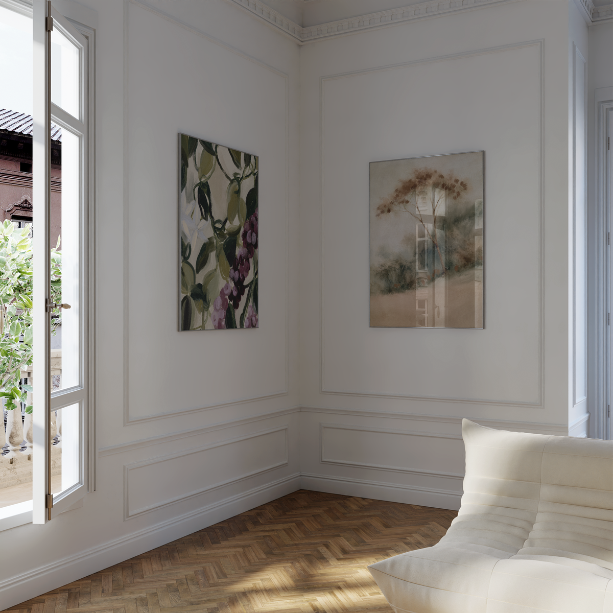 Landschaft Poster Wandbilder · Blumen Natur Bilder · Wohnzimmer Deko ohne Rahmen