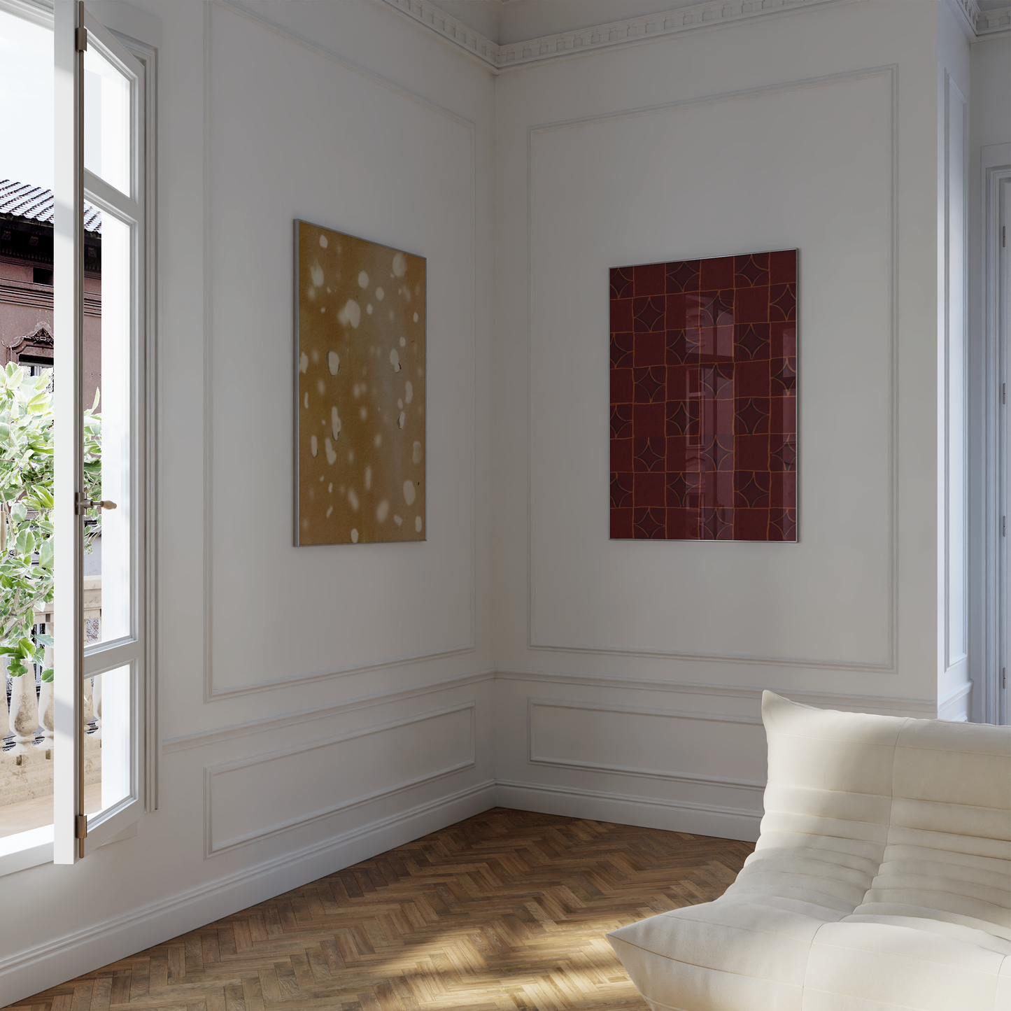 Modeposter Blumen · Animal Print & Raubkatzenmuster · Dekoprint ohne Rahmen