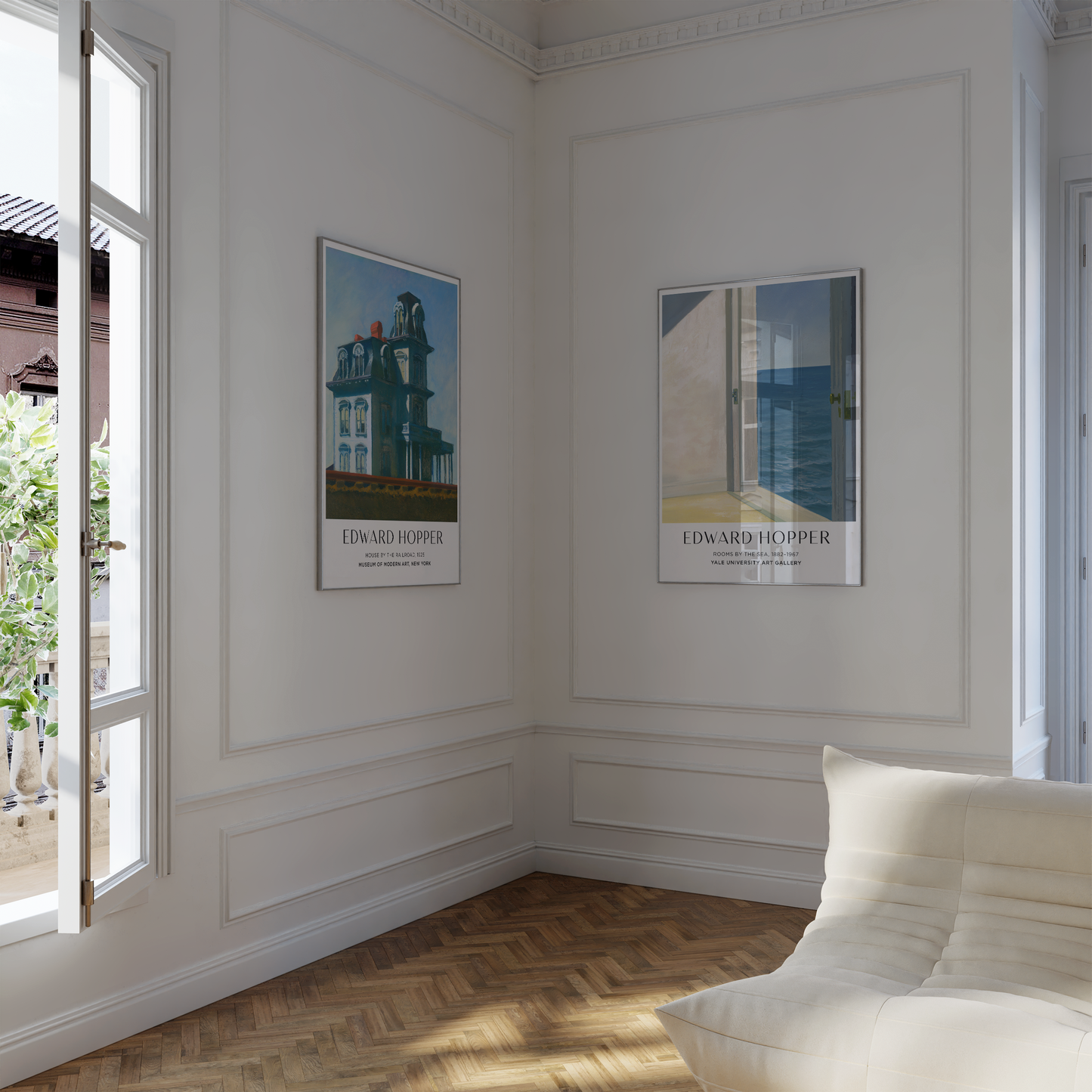 Kunst Poster · Geschenkidee · Edward Hopper Amerikanischer Realismus Architektur Alltagsszenen · Dekoprint ohne Rahmen