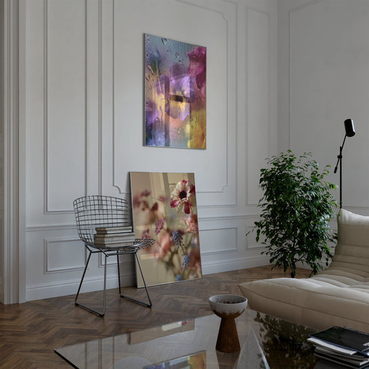 Blumen Poster · Geschenkidee · Zarte Wildblumen Pastellfarben Verträumte Fotokunst · Dekoprint ohne Rahmen