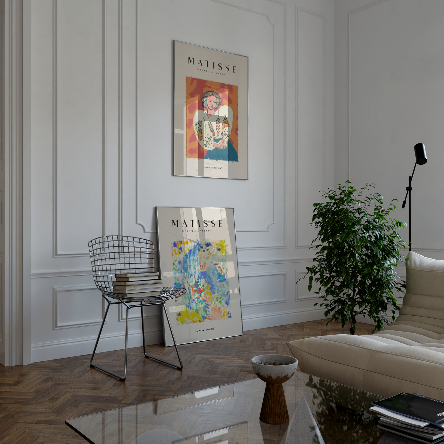 Matisse Poster · Geschenkidee · Abstrakte Kunst Porträts Farbenfrohe Gemälde · Dekoprint ohne Rahmen