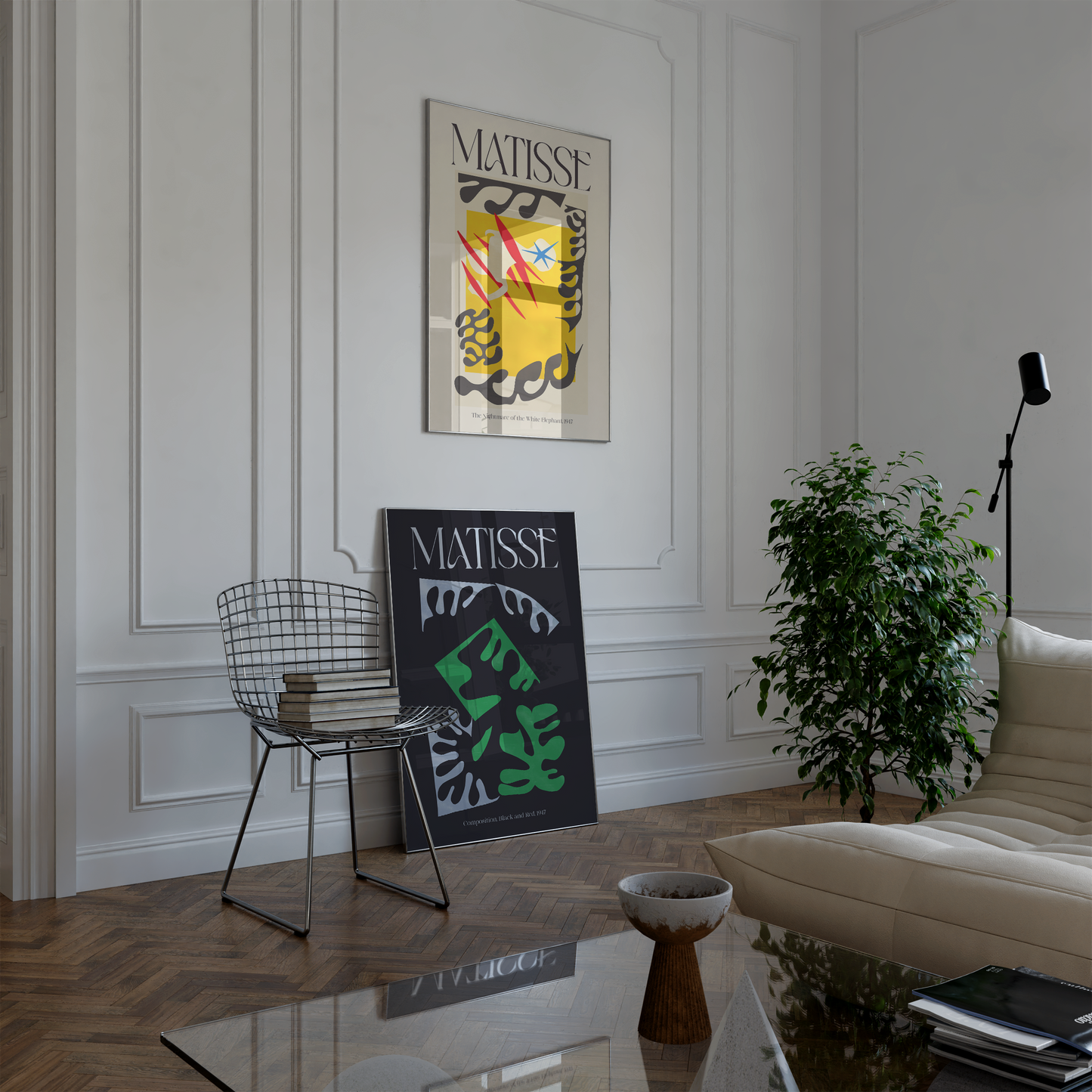 Henri Matisse Poster · Geschenkidee · Scherenschnitt Masken Abstrakte Formen Bunte Kompositionen · Dekoprint ohne Rahmen