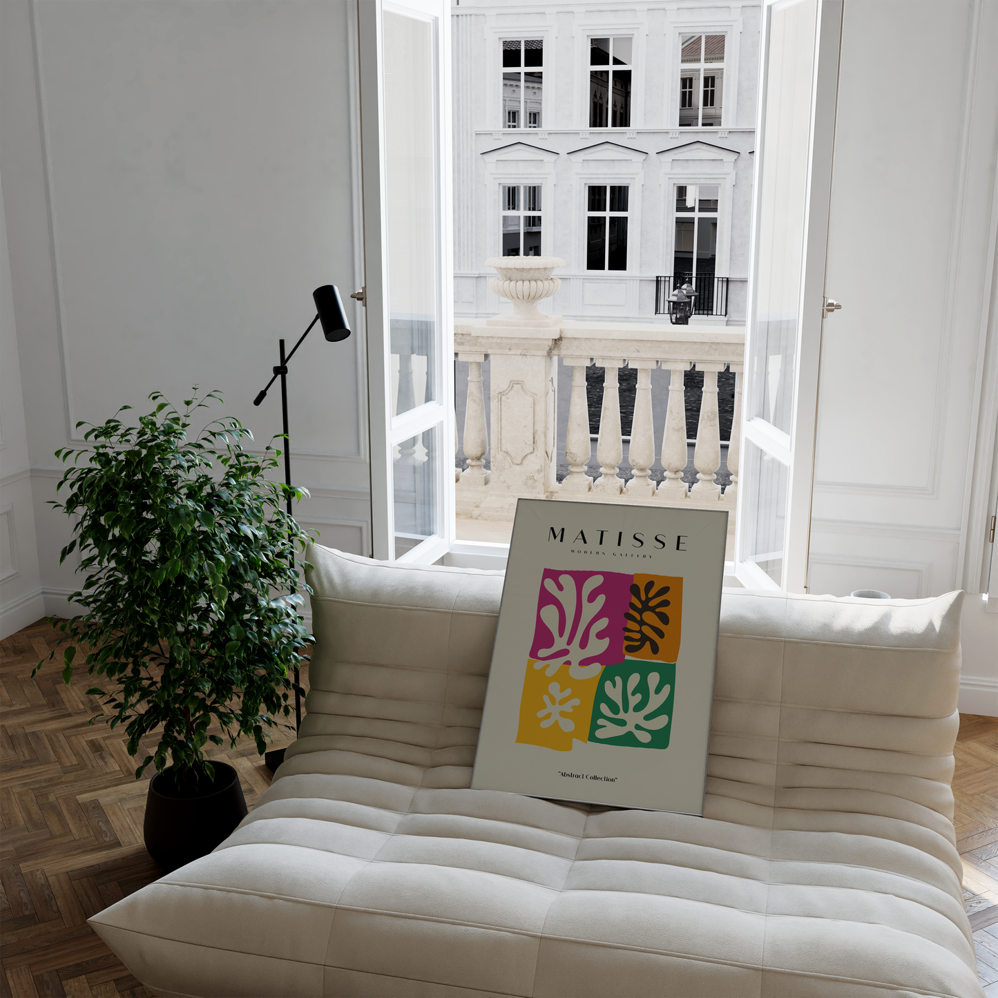 Matisse Poster · Geschenkidee · Abstrakte Scherenschnitte Bunte Formen Moderne Kompositionen · Dekoprint ohne Rahmen