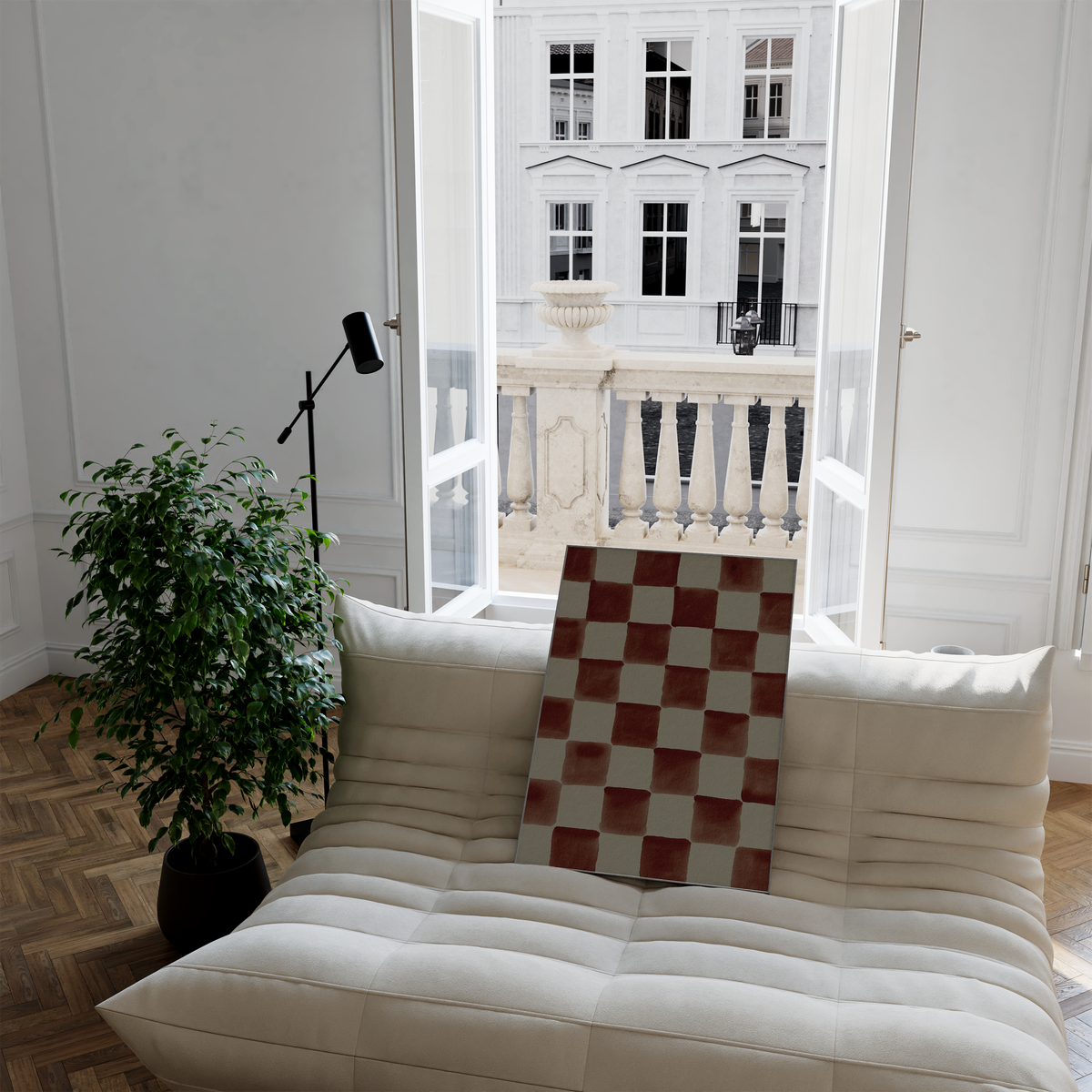 Poster Wandbilder Wohnzimmer · Abstrakte Kunst Hände Spielkarten · Bilder ohne Rahmen