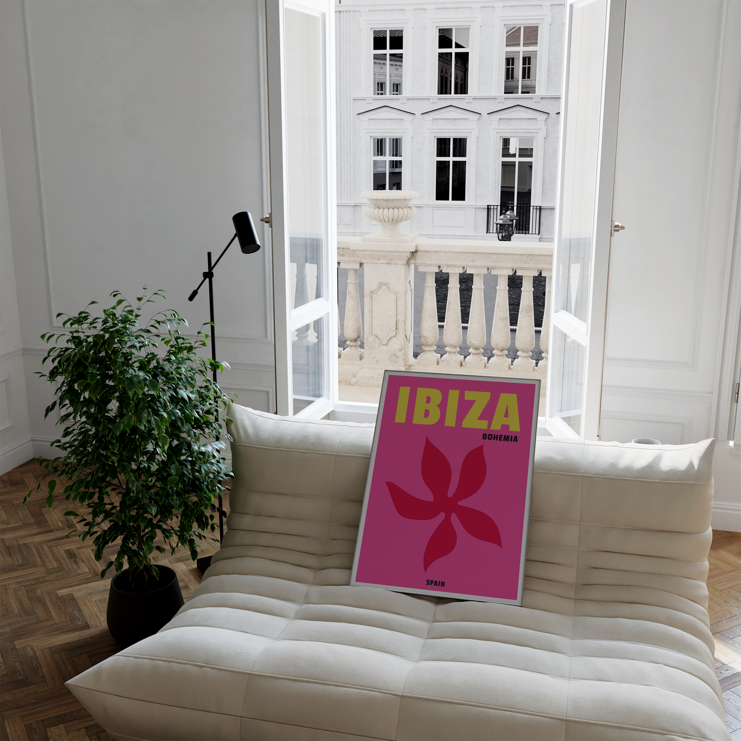 Reiseposter · Geschenkidee · Capri Ibiza Miami Mykonos Palm Beach Tulum · Minimalistische Wandkunst · Dekoprint ohne Rahmen