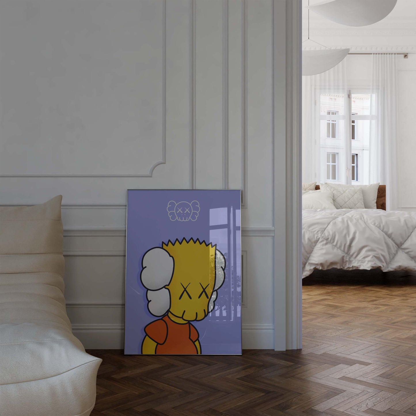 Cartoon Kopf Charakter Poster · Geschenkidee · Pop Art Stil inspiriert · Street Art Figur · Moderne Wanddeko · Print ohne Rahmen