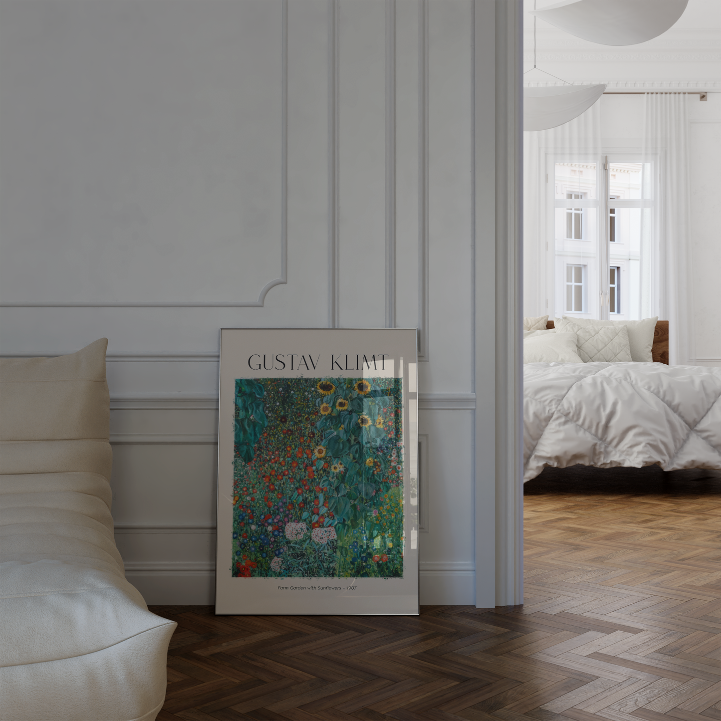 Gustav Klimt Kunst Poster · Geschenkidee · Jugendstil Porträts Blumen Garten Klassische Meisterwerke · Dekoprint ohne Rahmen