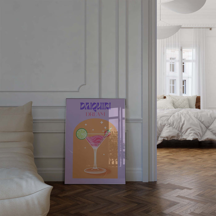 Daiquiri Dream Poster – Premium Baumwoll-Canvas