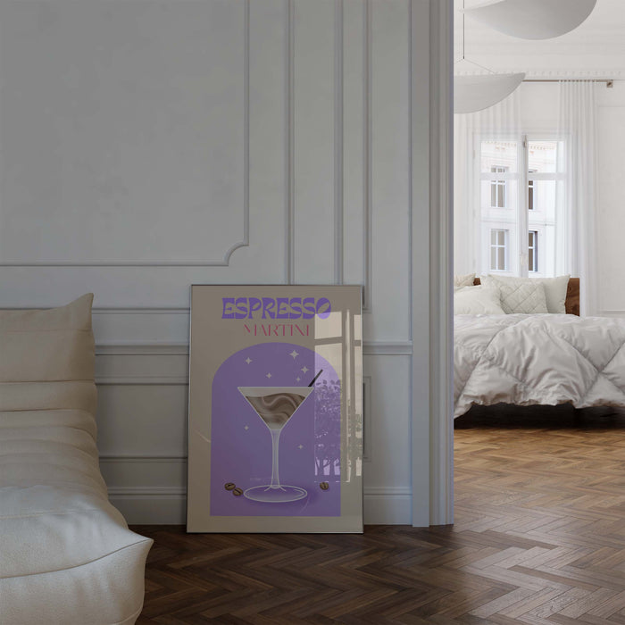 Espresso Martini Poster – Premium Baumwoll-Print
