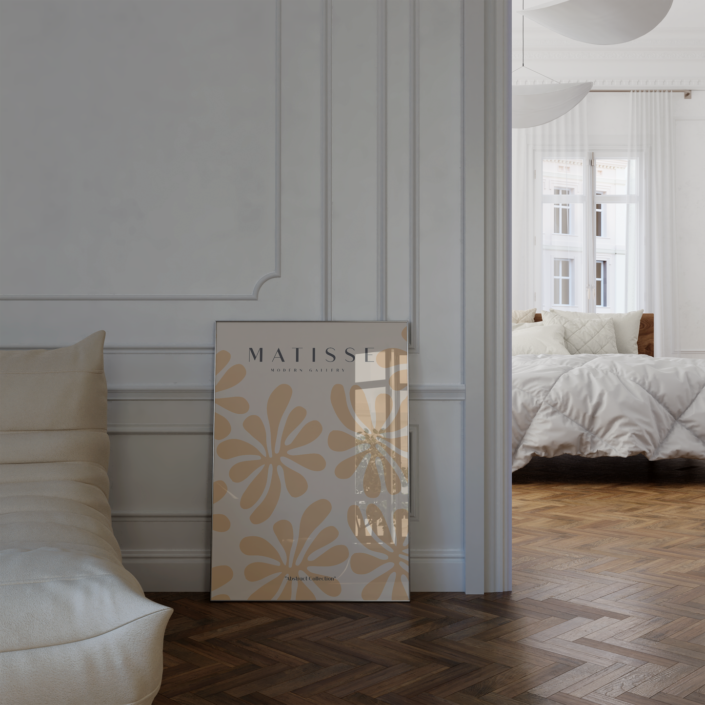 Matisse Poster · Geschenkidee · Abstrakte Formen Matisse Scherenschnitt Kubistische Porträts · Dekoprint ohne Rahmen