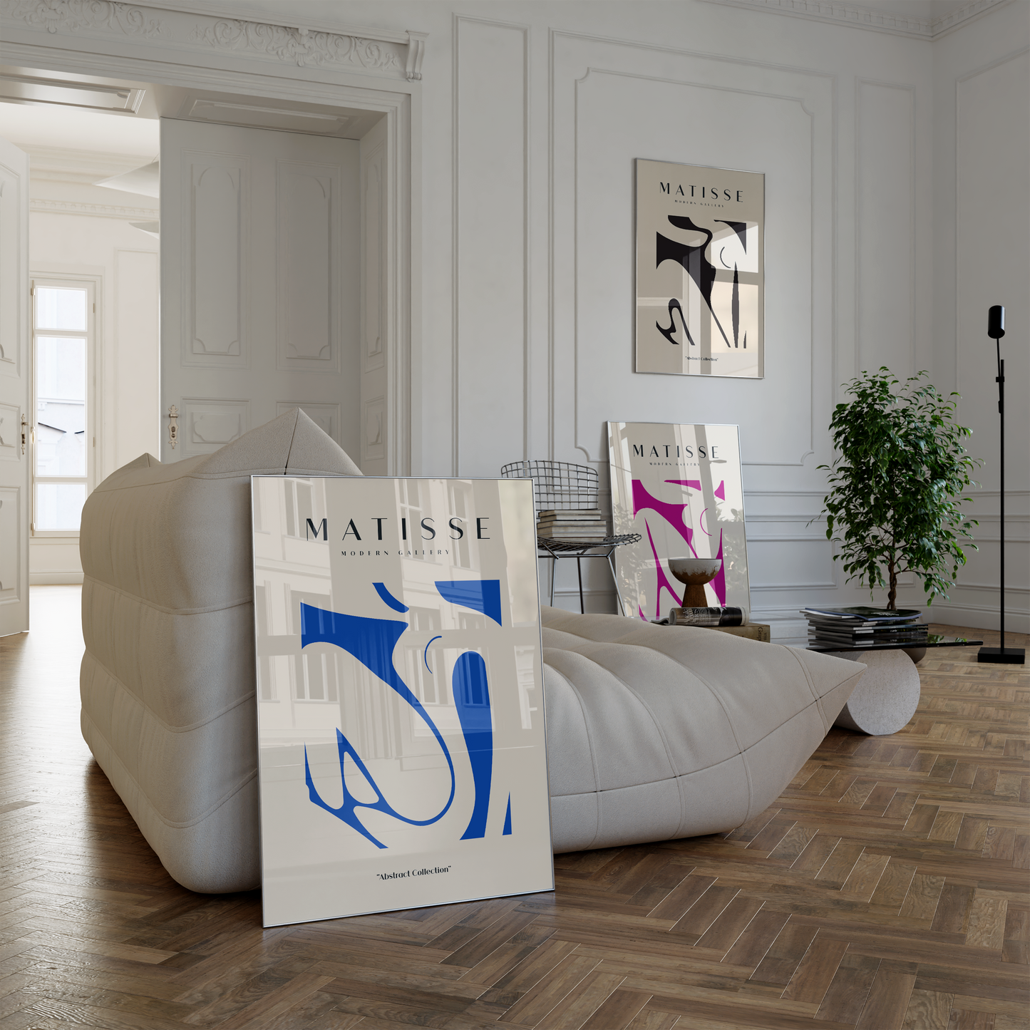 Matisse Poster · Geschenkidee · Abstrakte Scherenschnitte Organische Formen Minimalistische Kunst · Dekoprint ohne Rahmen