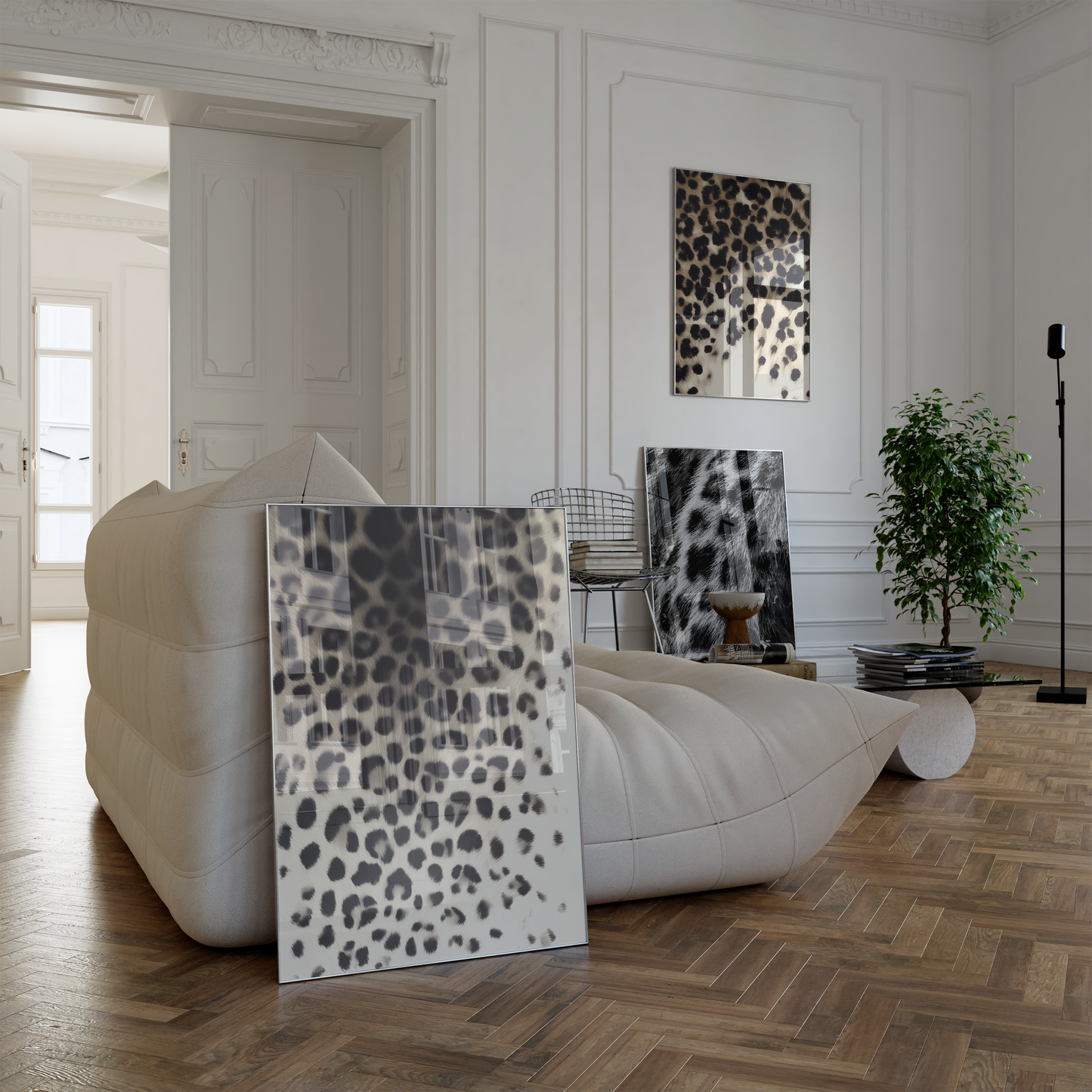 Wilde Eleganz Poster · Geschenkidee · moderne Animal Prints für stilvolle Räume · Dekoprint ohne Rahmen