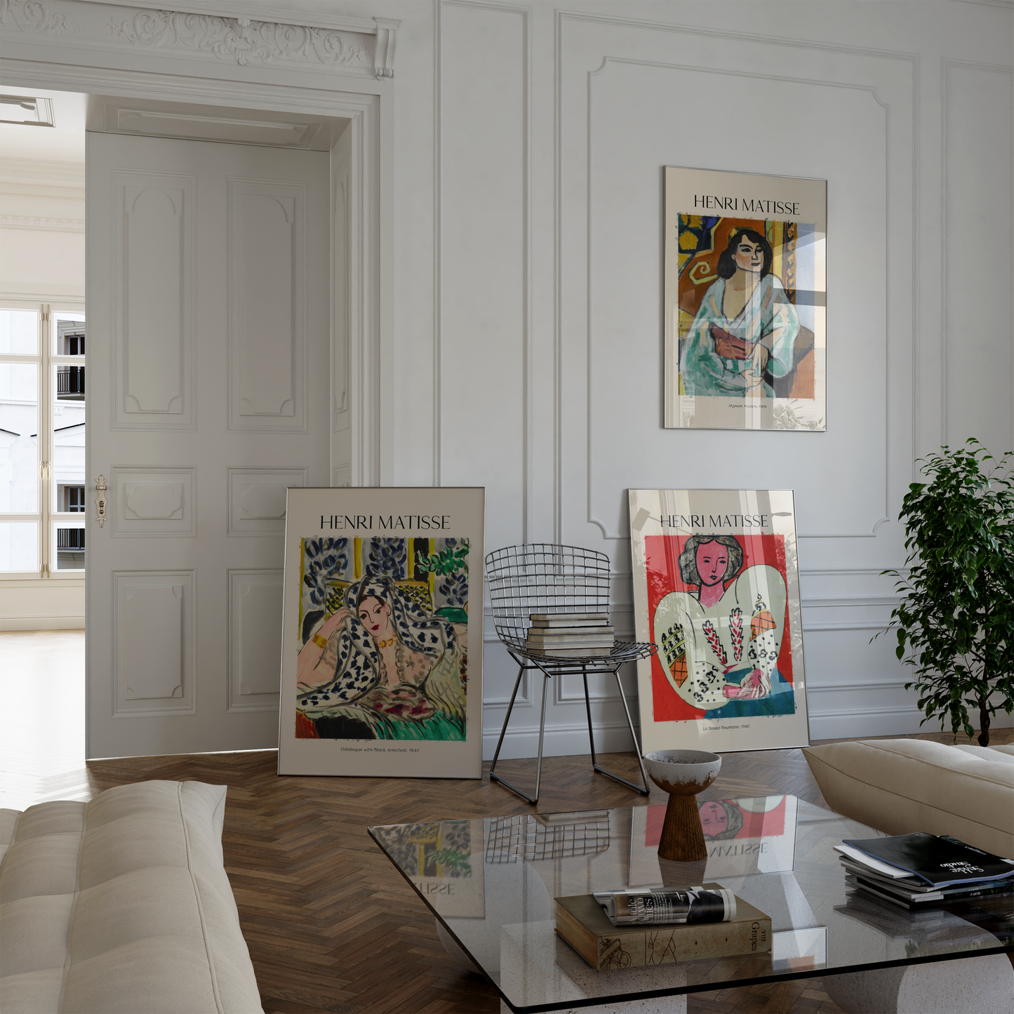 Henri Matisse Poster · Geschenkidee · Fauvistisches Frauenporträt Odaliske La Blouse Roumaine · Dekoprint ohne Rahmen