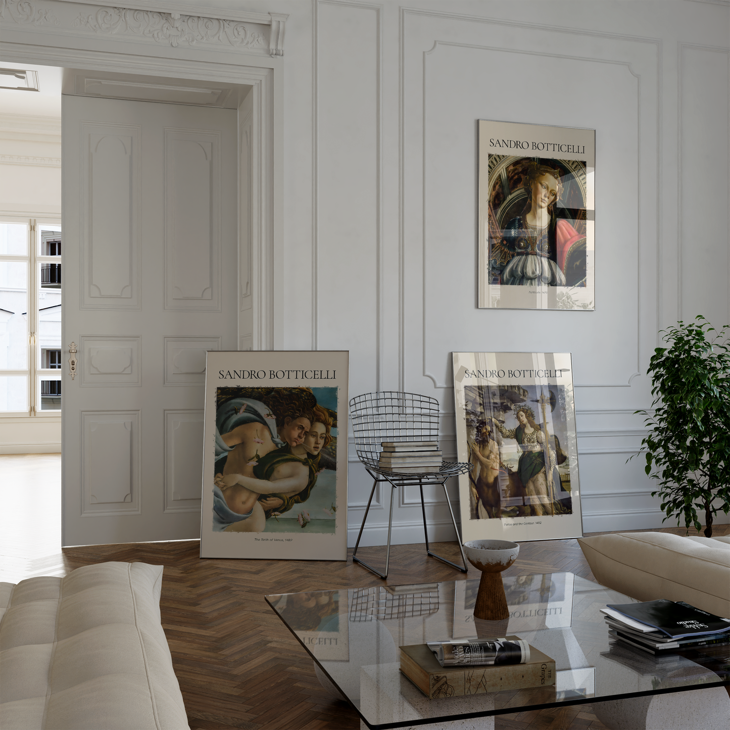Sandro Botticelli Poster · Geschenkidee · Venus Porträts Madonna Geburt der Venus · Dekoprint ohne Rahmen