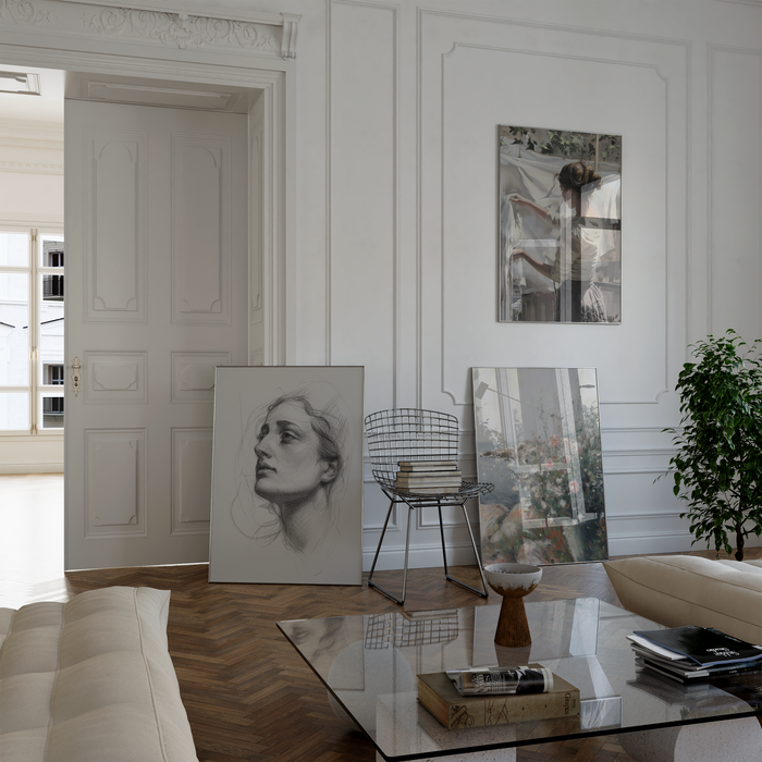 JUSTGOODMOOD Poster – Edle Wandkunst aus Baumwolle