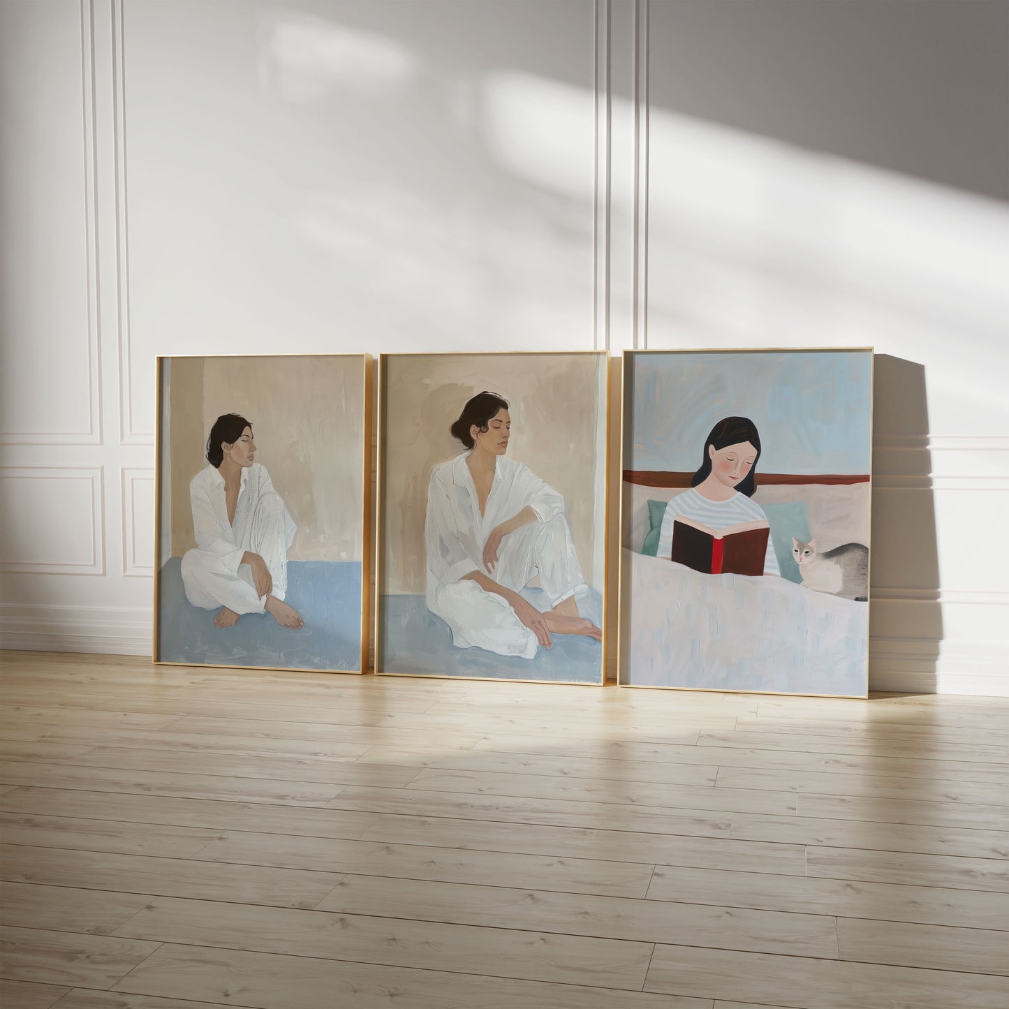 Moderne Porträt Poster · Geschenkidee · Minimalistische Figurenkunst und Zeitgenössische Illustrationen · Dekoprint ohne Rahmen