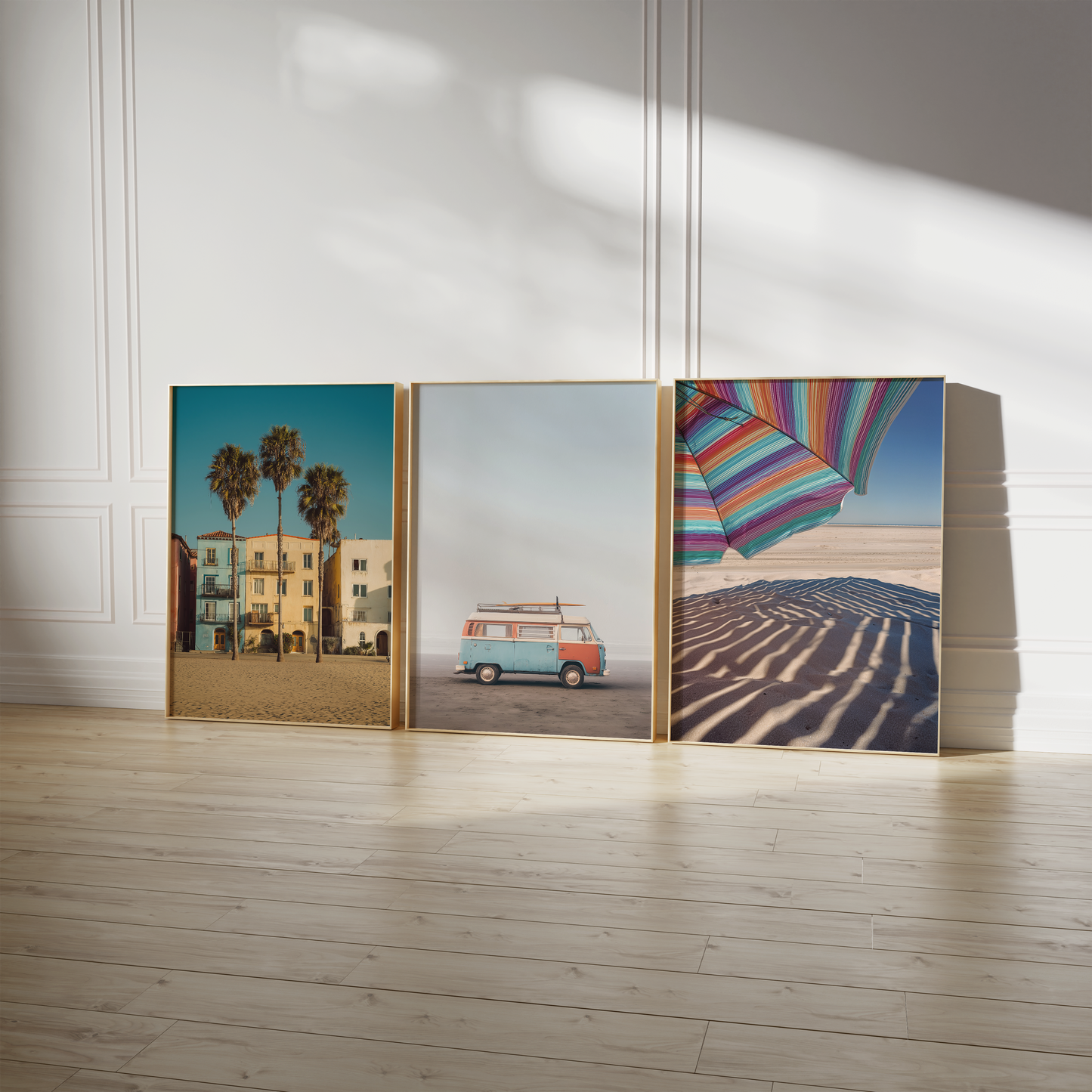 Strand Poster · Geschenkidee · Strand Surfen Meer Fotografie · Dekoprint ohne Rahmen