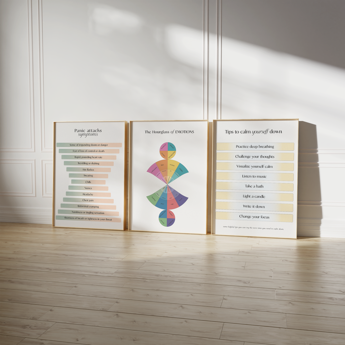 Mental Health Poster – Premium Baumwoll-Canvas
