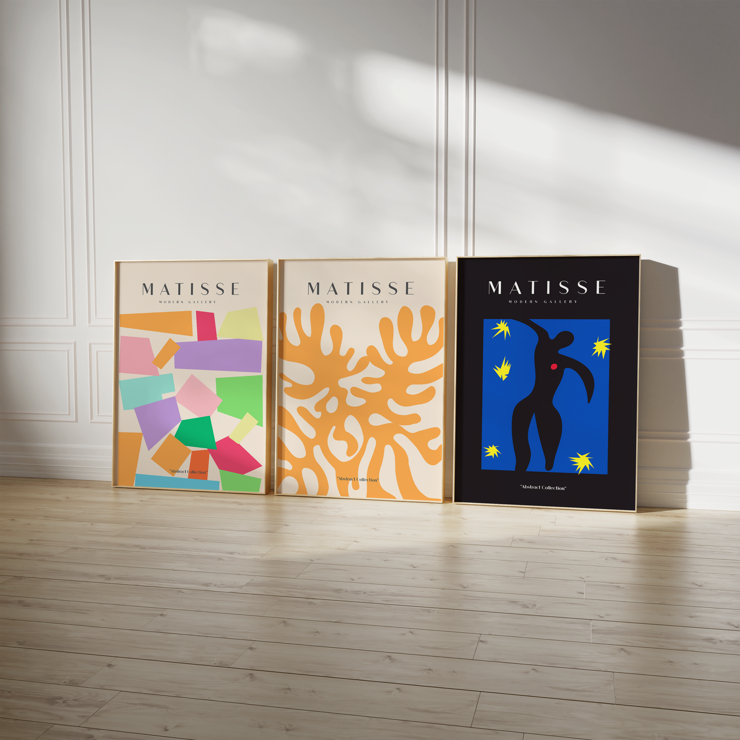 Matisse Poster · Geschenkidee · Abstrakte Scherenschnitte Organische Formen Minimalistische Kunst · Dekoprint ohne Rahmen