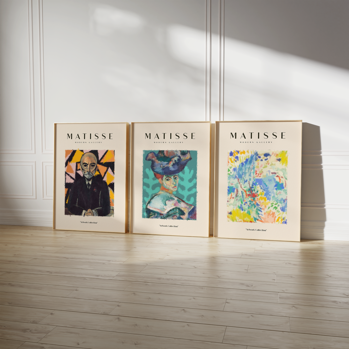 Matisse Poster · Geschenkidee · Abstrakte Kunst Porträts Farbenfrohe Gemälde · Dekoprint ohne Rahmen