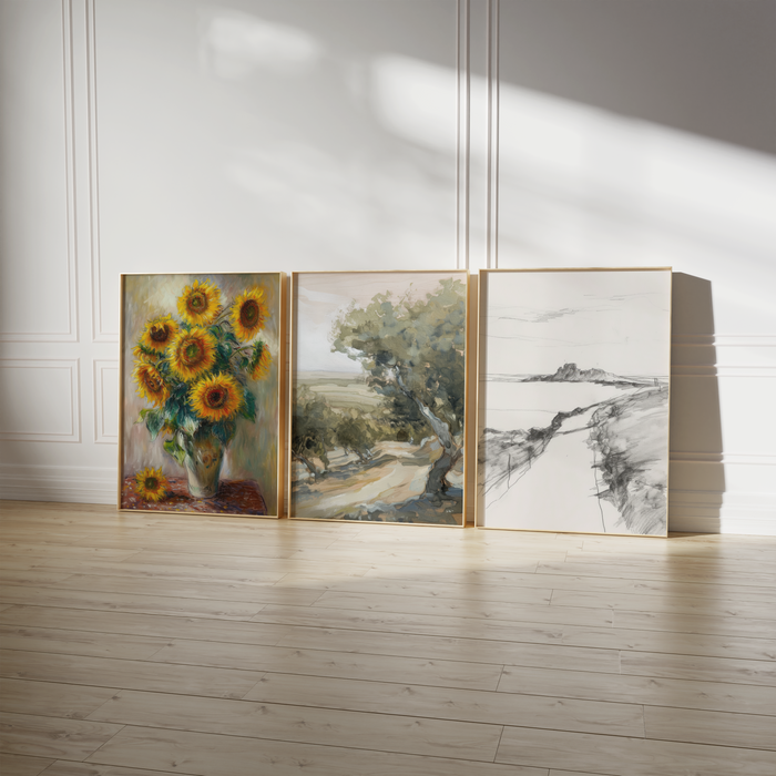 JUSTGOODMOOD Poster – Premium Baumwoll-Kunstwerke