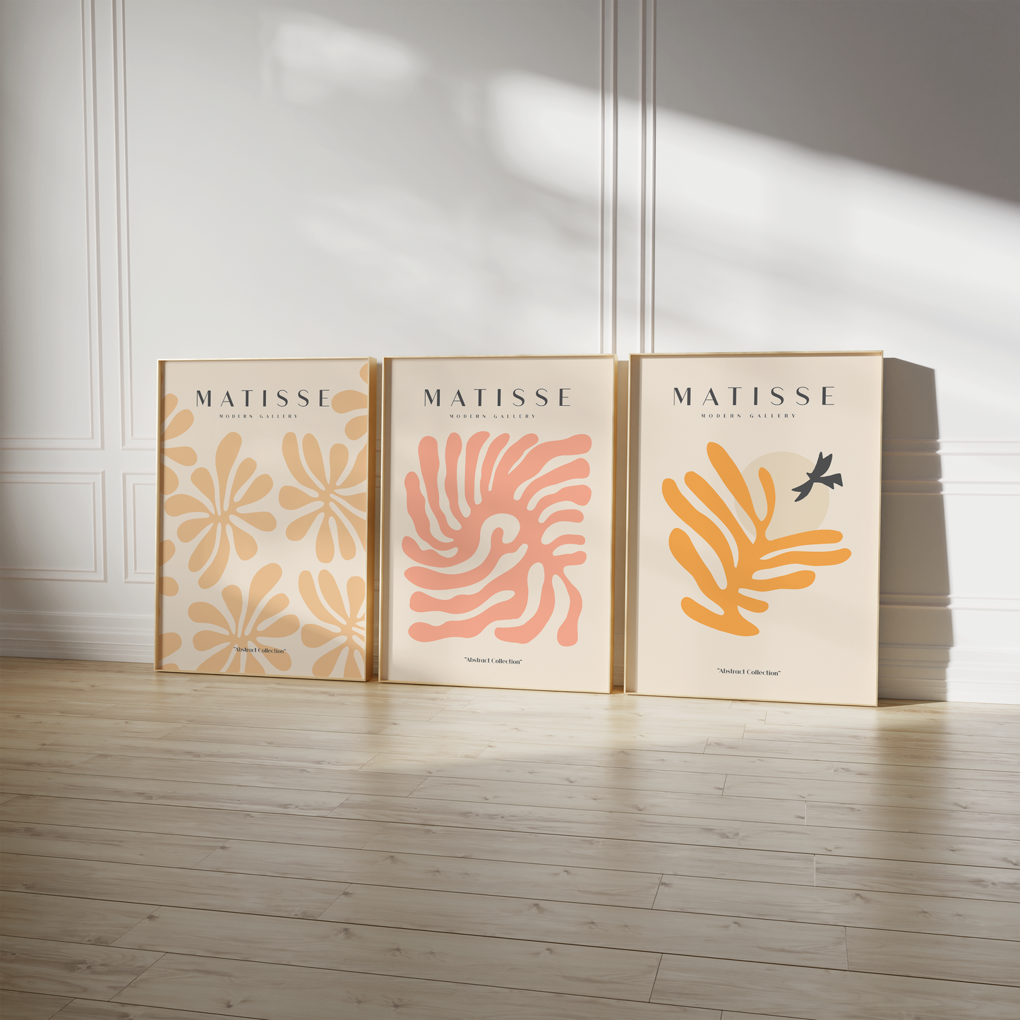 Matisse Poster · Geschenkidee · Abstrakte Formen Matisse Scherenschnitt Kubistische Porträts · Dekoprint ohne Rahmen