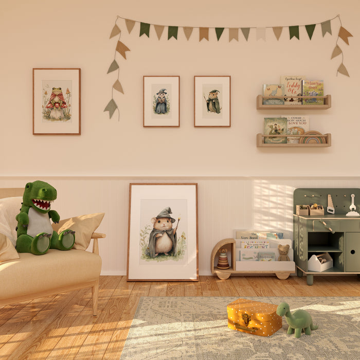 JUSTGOODMOOD Poster Waldtiere – Premium Aquarellkunst