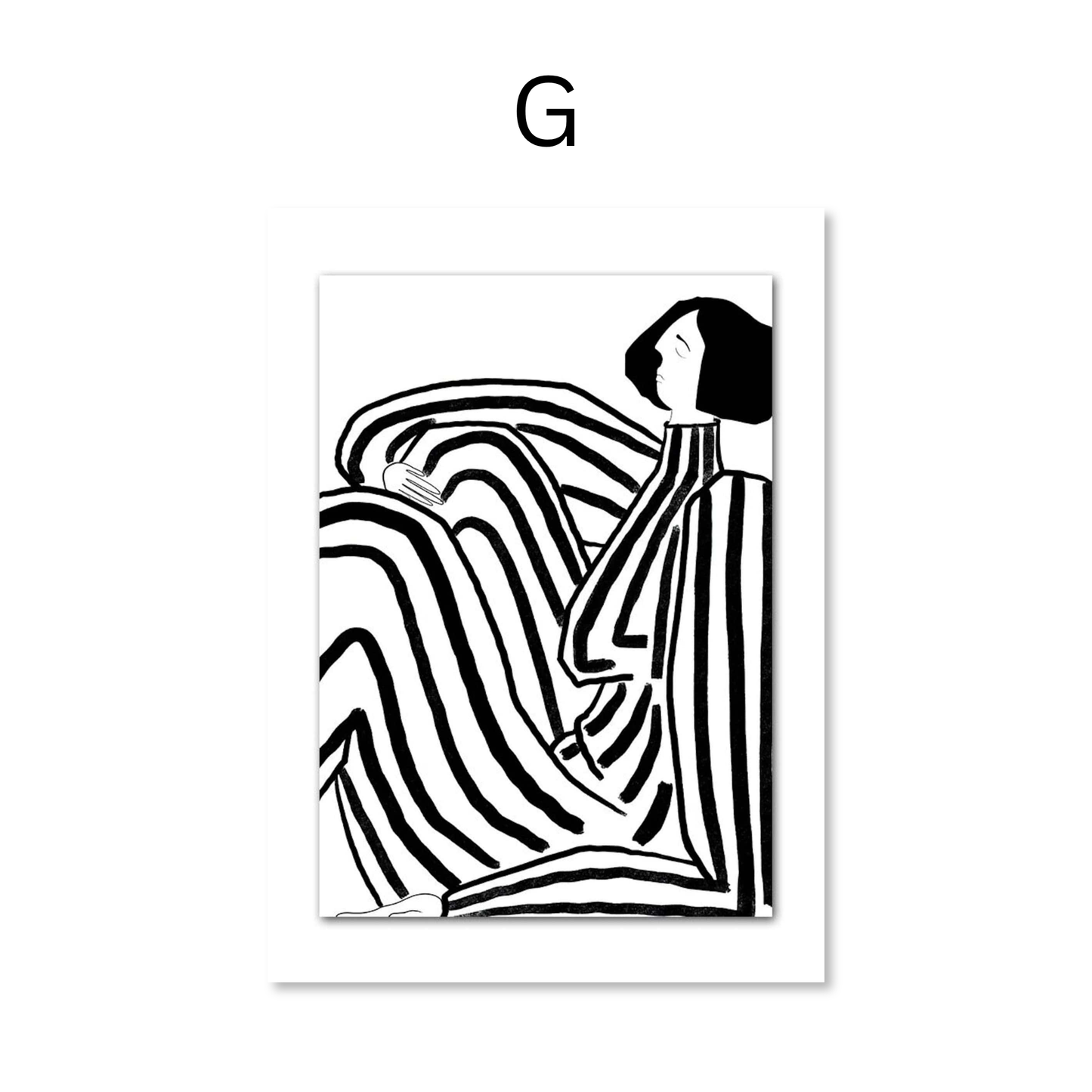 Poster Abstrakt Gallerie Wand als Deko Print ohne Rahmen