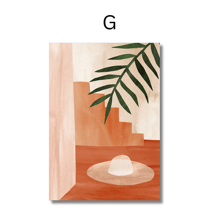 JUSTGOODMOOD Poster Sonnenuntergang – Premium Canvas Art