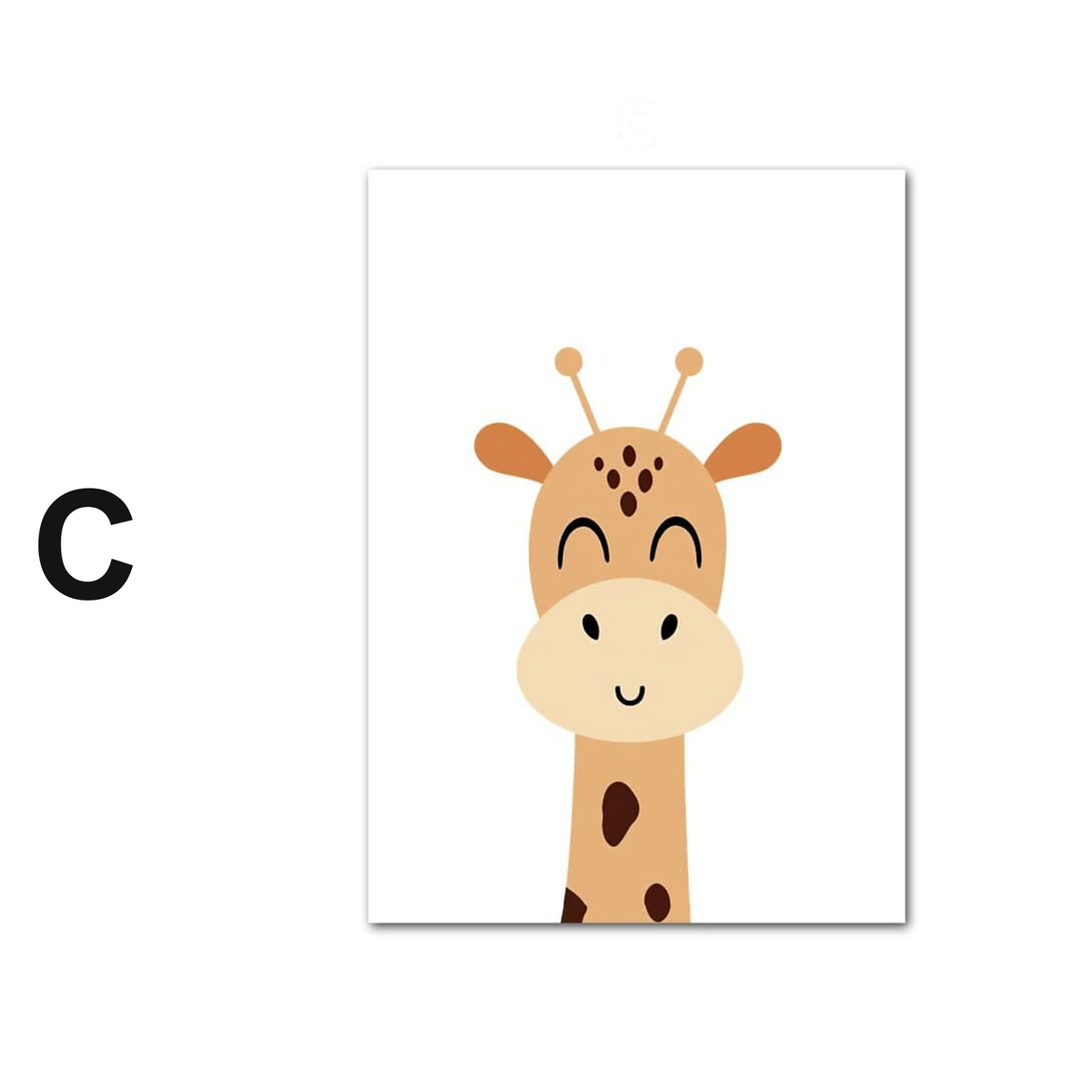 Poster Safari Hakuna Matata Löwe Personalisierter Name als Deko Print ohne Rahmen